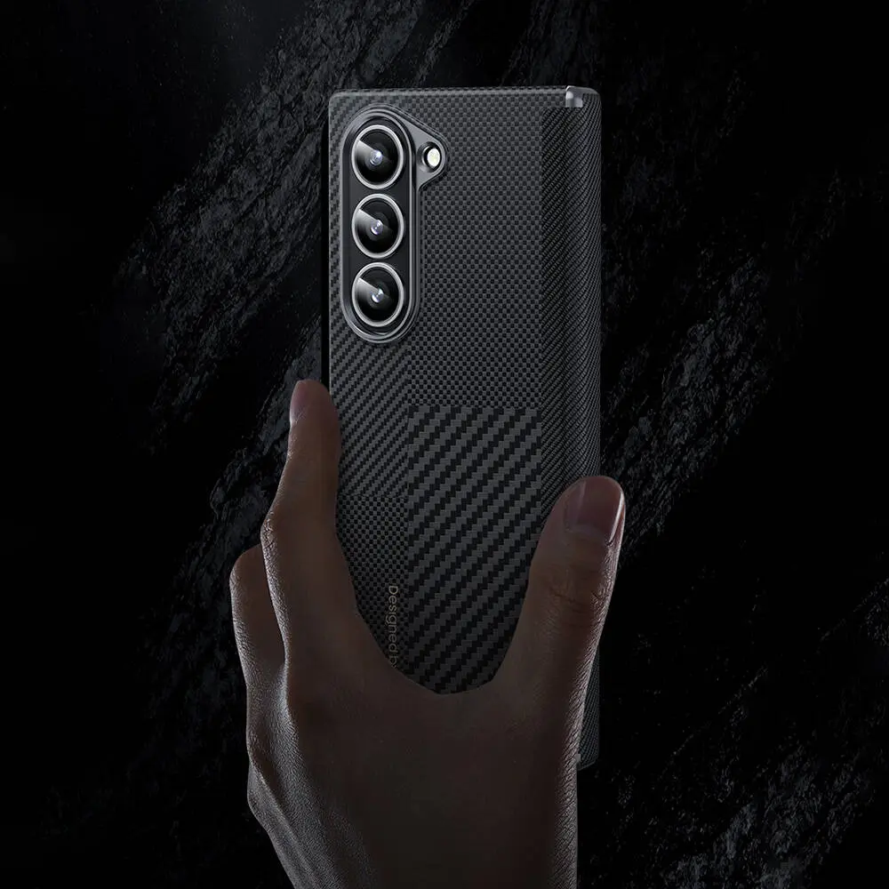 Galaxy Z Fold 6 Karbon Fiber Kılıf - Benks Montage ArmorAir Kevlar