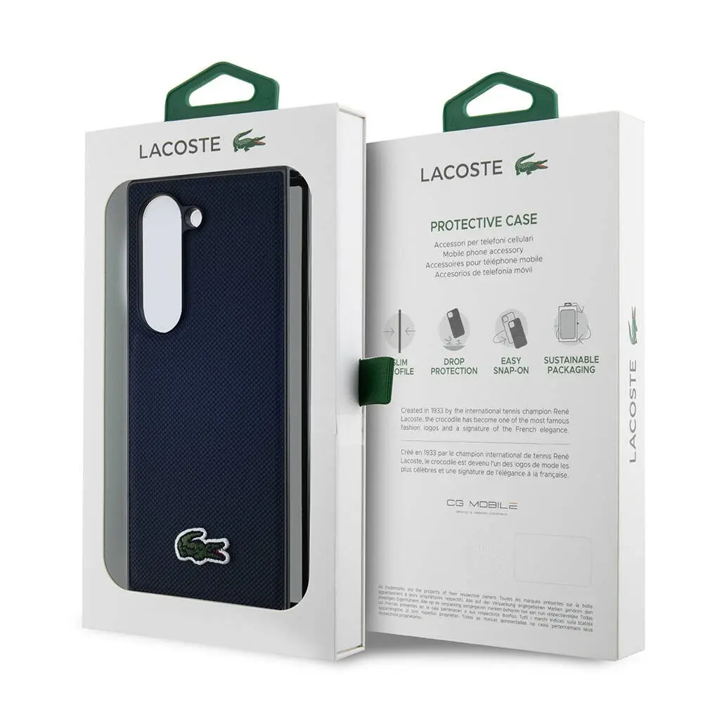 Galaxy Z Fold 6 MagSafe Uyumlu Pike Desenli Kılıf - Lacoste Lisanslı