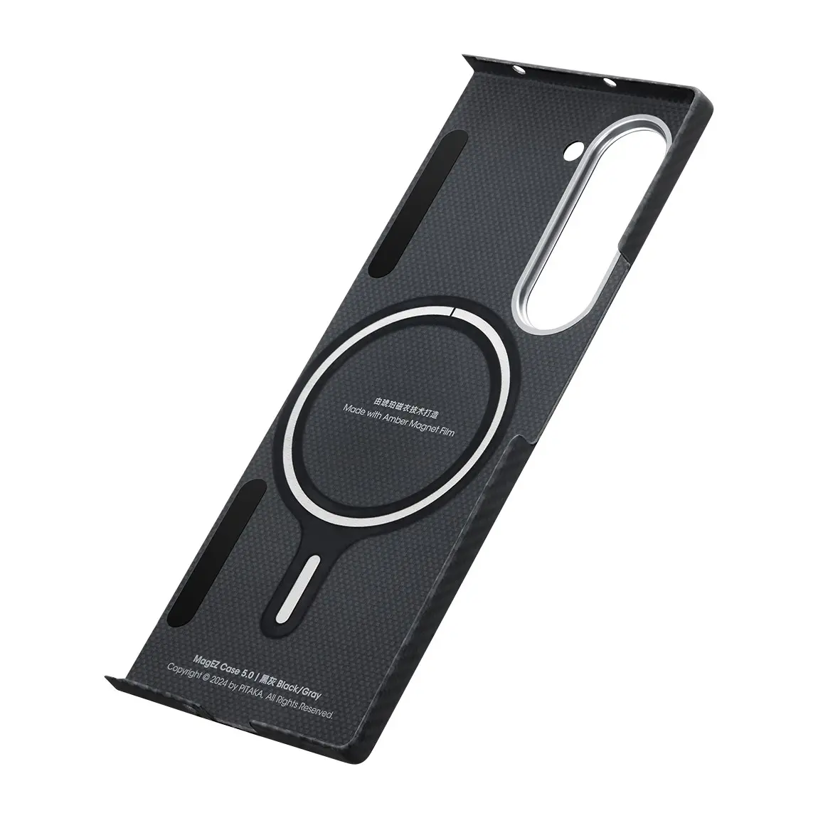 Galaxy Z Fold 6 MagSafe Uyumlu Aramid Fiber Kılıf - Pitaka Ultra-Slim Classic