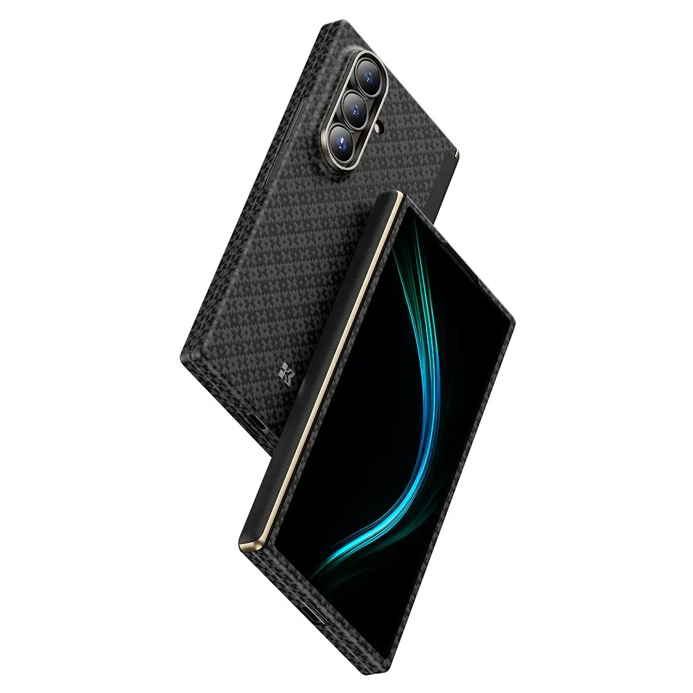 Galaxy Z Fold 7 Kevlar Karbon Kılıf Seti, Ekran Koruyuculu - Benks ArmorAir ArmorGrid Grand Combo