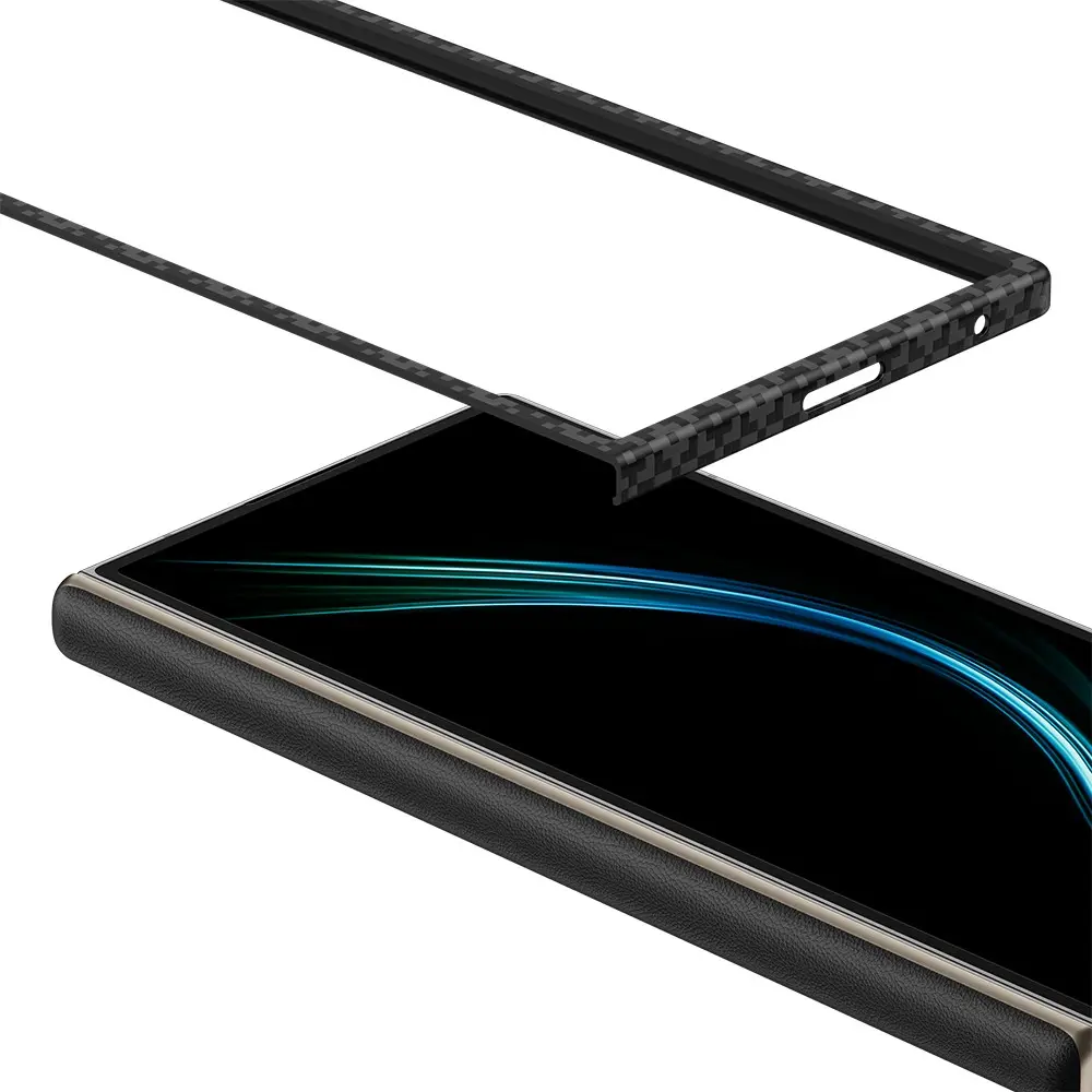 Galaxy Z Fold 7 Kevlar Karbon Kılıf Seti, Ekran Koruyuculu - Benks ArmorAir ArmorGrid Grand Combo
