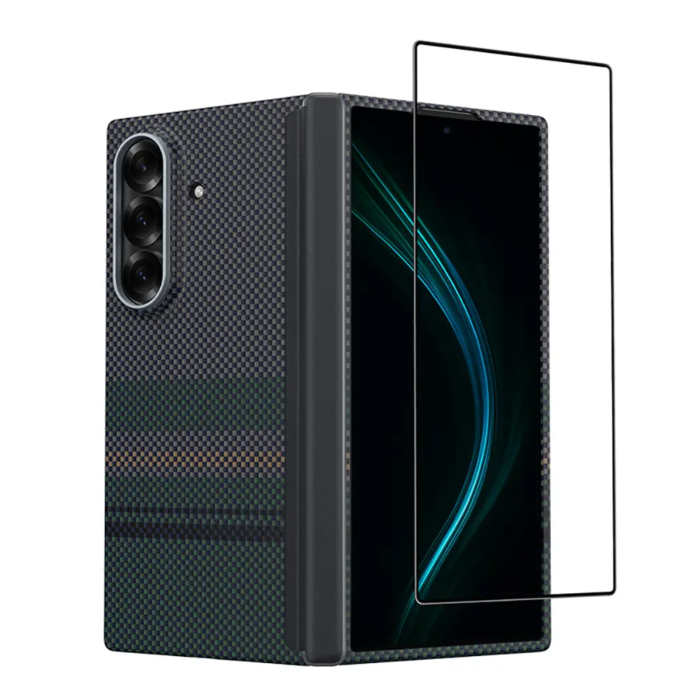 Galaxy Z Fold 7 Ön ve Arka Kevlar Kapak + Ekran Koruyucu Seti - Benks ArmorAir Aurora Grand Combo