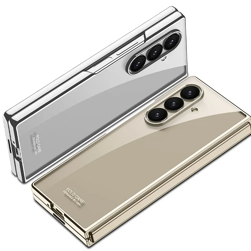 Galaxy Z Fold 7 Kılıf Zore Full Camlı Kıpta Kapak