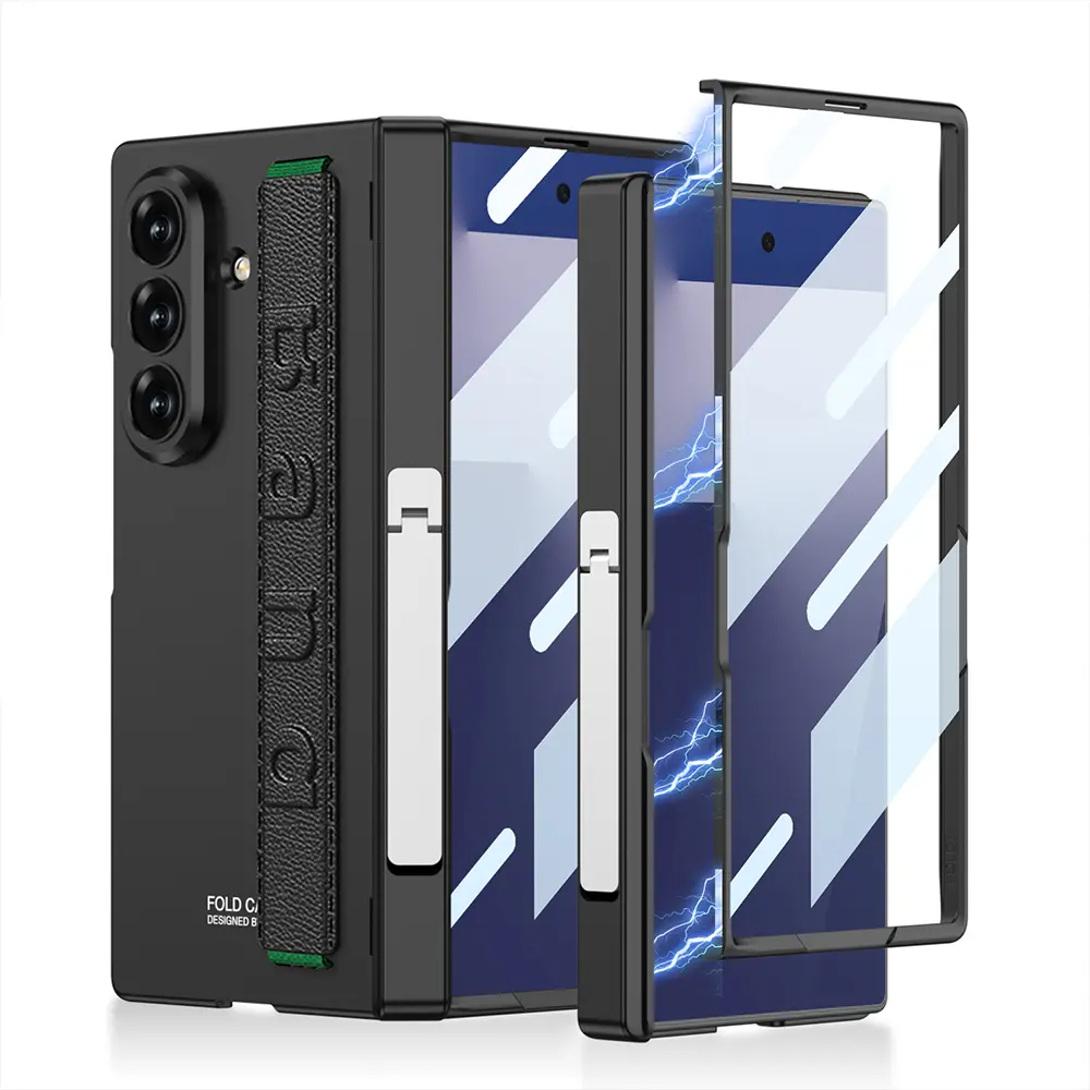 Galaxy Z Fold 7 Kılıf Zore Kıpta KPT-01 Standlı Kapak
