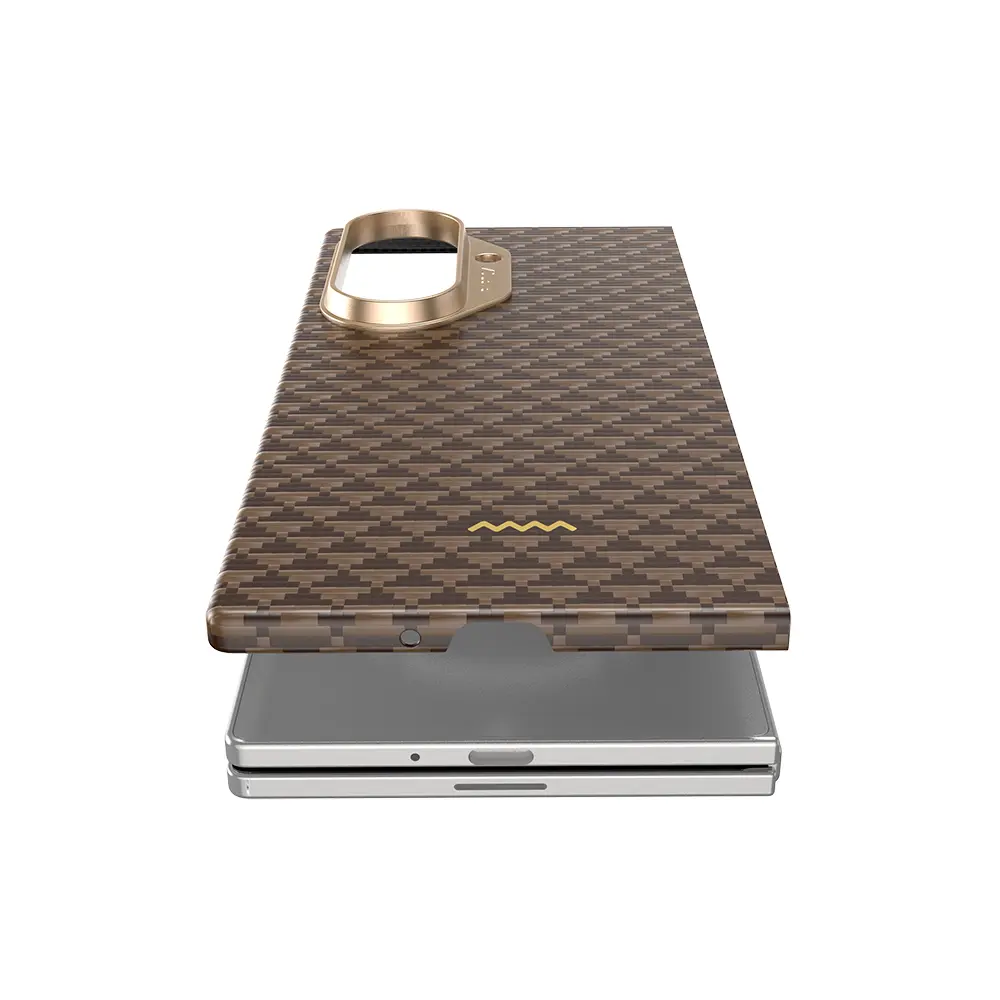Galaxy Z Fold 7 MagSafe Uyumlu Aramid Fiber Kılıf - Raptic Aramid Skin Origin