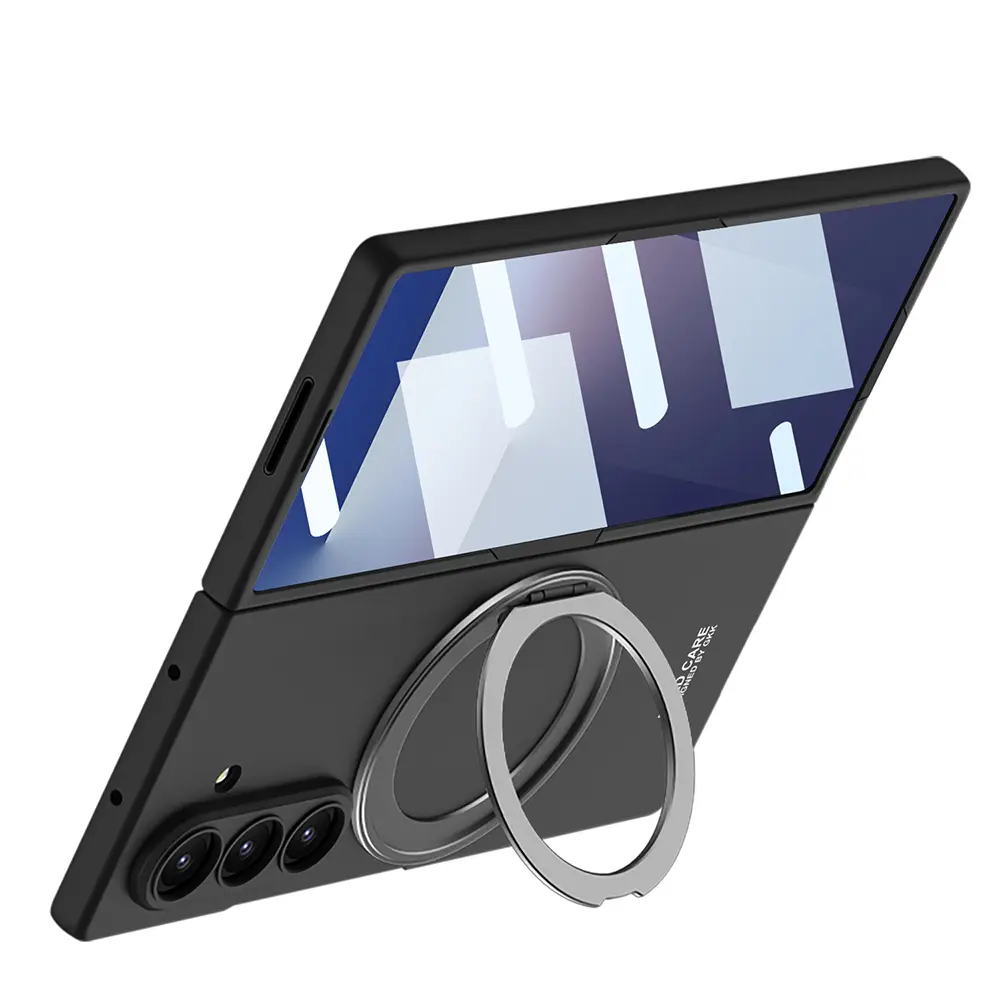 Galaxy Z Fold 7 MagSafe Şarj Özellikli Yüzüklü Kamera Korumalı Kılıf - GKK Kıpta