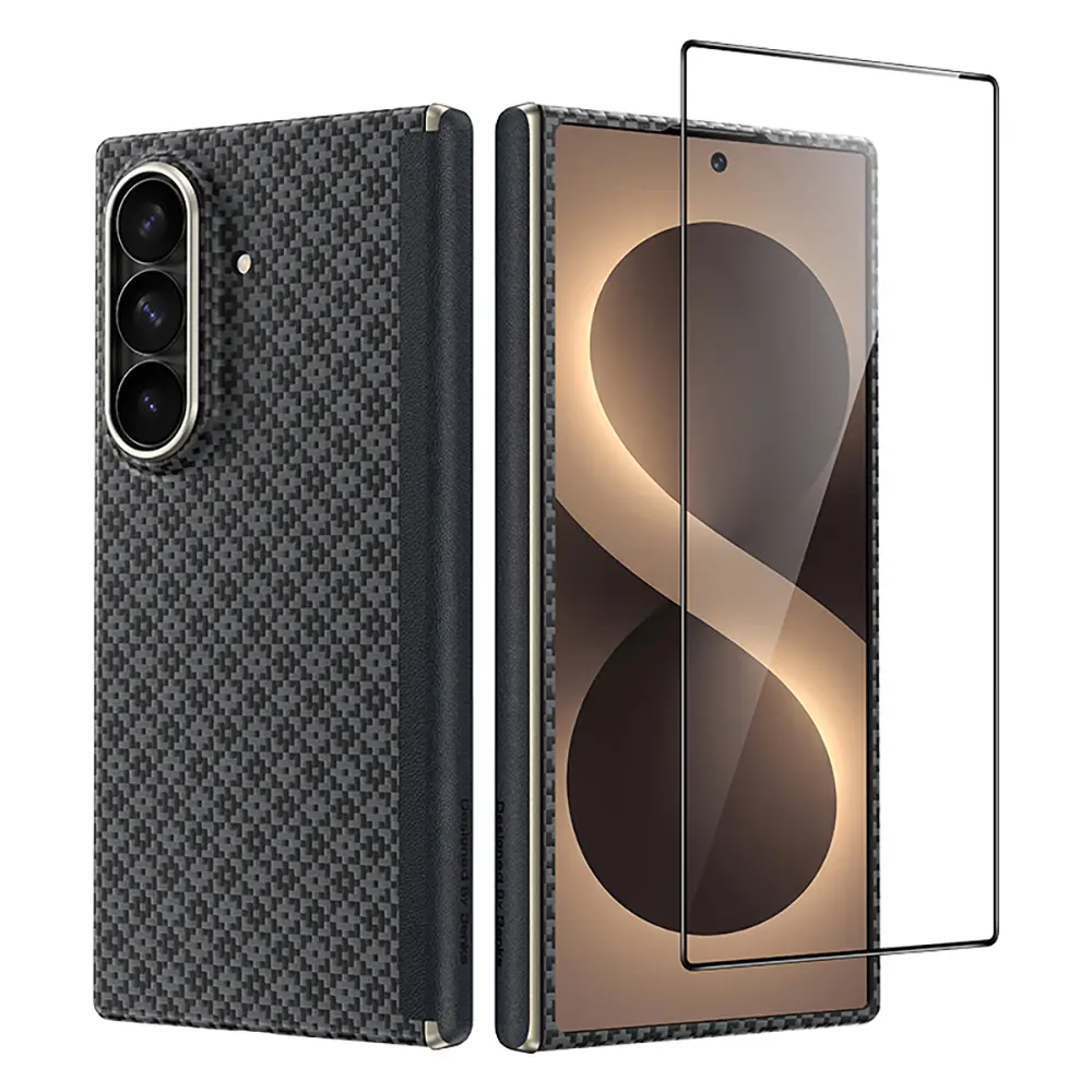 Galaxy Z Fold 8 Ultra Kevlar Kılıf ve Ekran Koruyucu Seti - Benks ArmorAir ArmorGrid Grand Combo