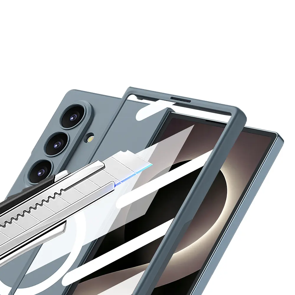 Galaxy Z Fold 8 Ultra Kılıf Wireless Şarj Özellikli Zore Kıpta M-safe Kapak