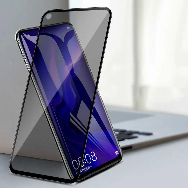 Galaxy A21s Gizlilik Camlı Ekran Koruyucu - Davin 5D Privacy