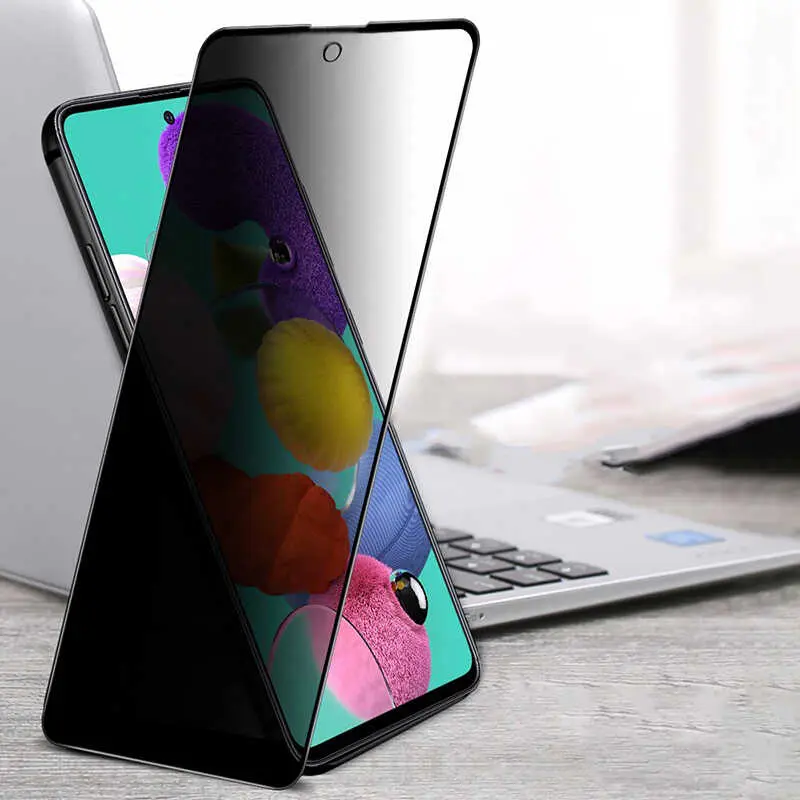 Galaxy A52 5D Gizlilik Cam Ekran Koruyucu - Davin