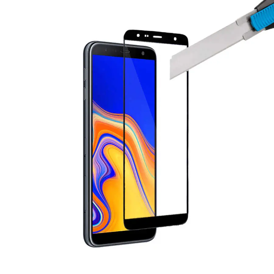 Galaxy J4 Plus Tam Kaplama 5D Cam Ekran Koruyucu - Davin