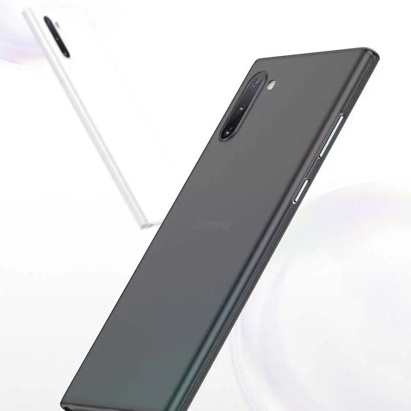 Galaxy Note 10 İnce Mat Şeffaf Kılıf - Benks Lollipop Protective