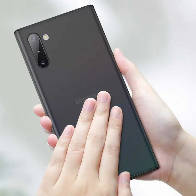 Galaxy Note 10 İnce Mat Şeffaf Kılıf - Benks Lollipop Protective
