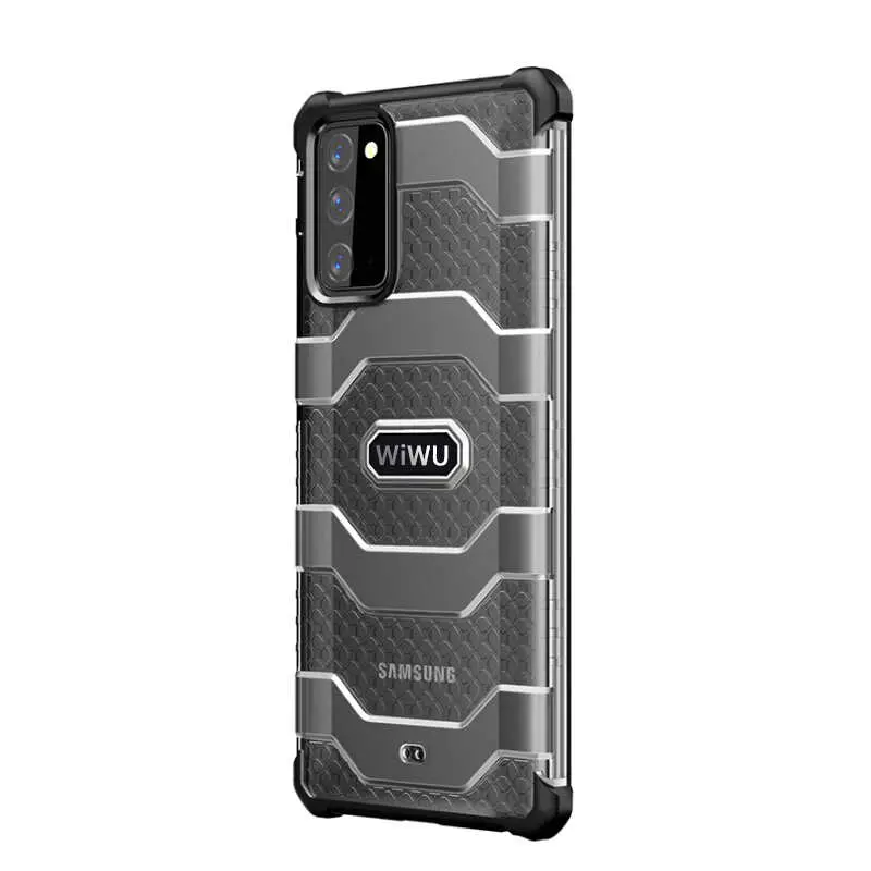 Galaxy Note 20 Kılıf Wiwu Voyager Kapak, Sert Plastik ve TPU
