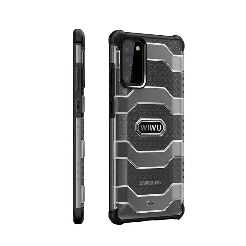 Galaxy Note 20 Kılıf Wiwu Voyager Kapak, Sert Plastik ve TPU
