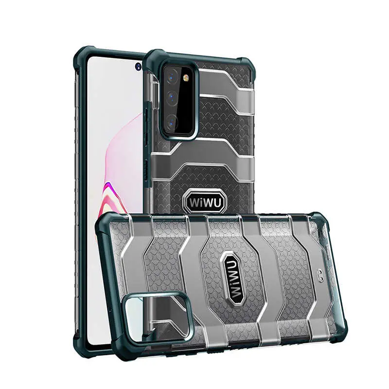 Galaxy Note 20 Kılıf Wiwu Voyager Kapak, Sert Plastik ve TPU