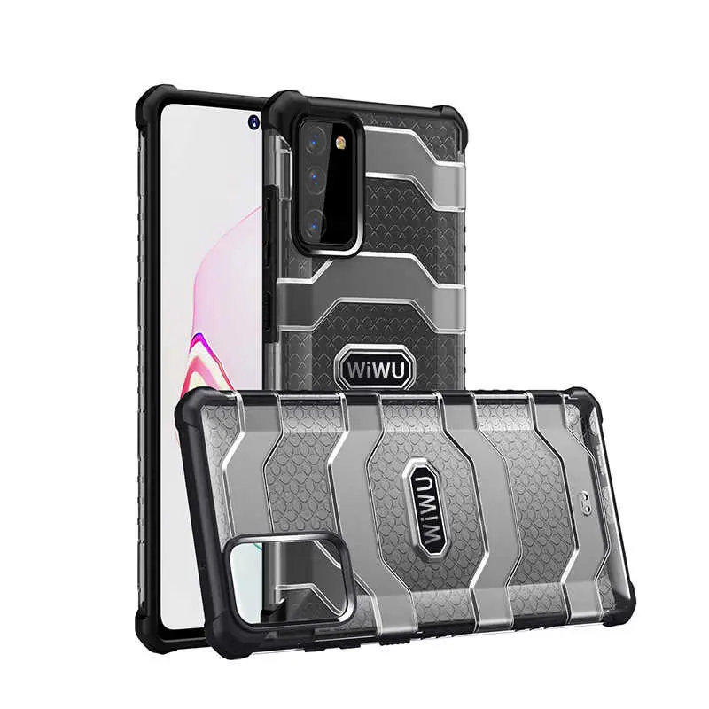 Galaxy Note 20 Kılıf Wiwu Voyager Kapak, Sert Plastik ve TPU