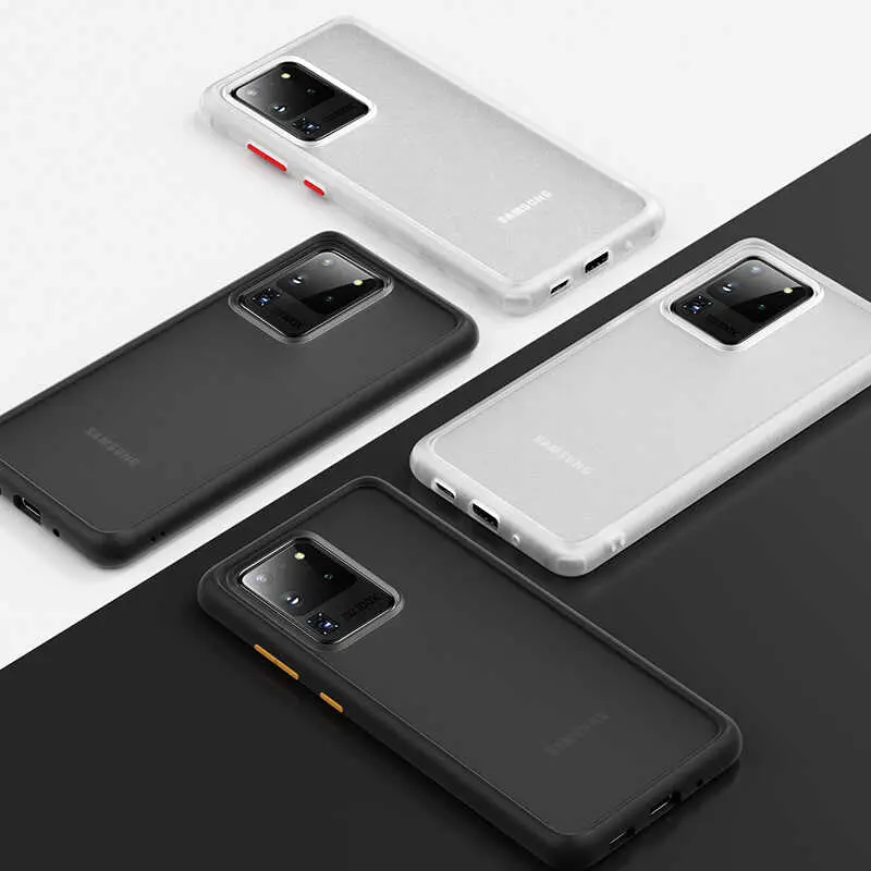 Galaxy S20 Plus Mat Yüzeyli Darbe Emici Kılıf - Benks Magic Smooth