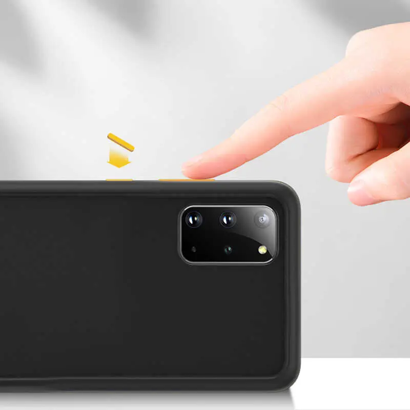 Galaxy S20 Plus Mat Yüzeyli Darbe Emici Kılıf - Benks Magic Smooth