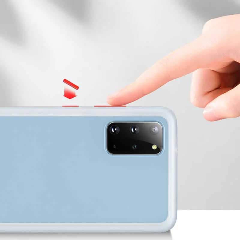 Galaxy S20 Plus Mat Yüzeyli Darbe Emici Kılıf - Benks Magic Smooth