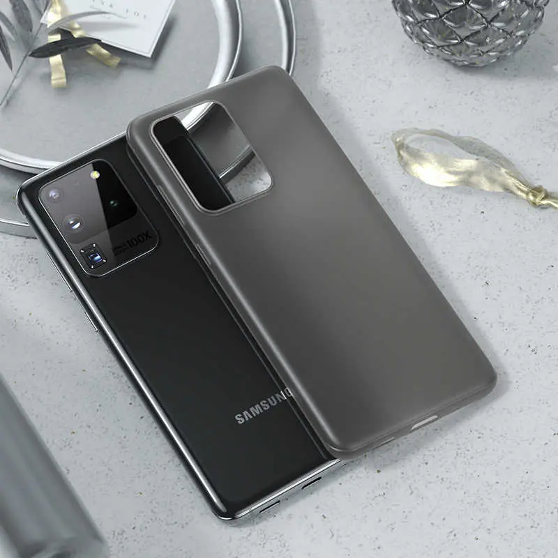 Galaxy S20 Ultra İnce Mat Kılıf - Benks Lollipop Protective