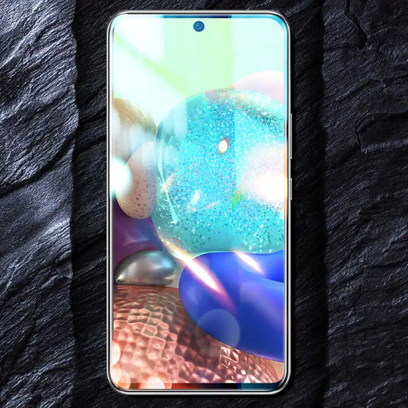 Galaxy S21 FE Seramik Ekran Koruyucu, 3D Kavisli ve Darbe Emici - Davin