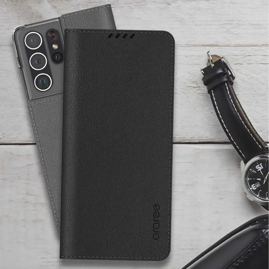 Galaxy S21 Kapaklı Cüzdan Kılıf - Araree Mustang Diary