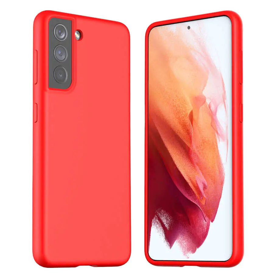 Galaxy S21 Silikon Kılıf, Mat Yüzeyli - Araree Typo Skin