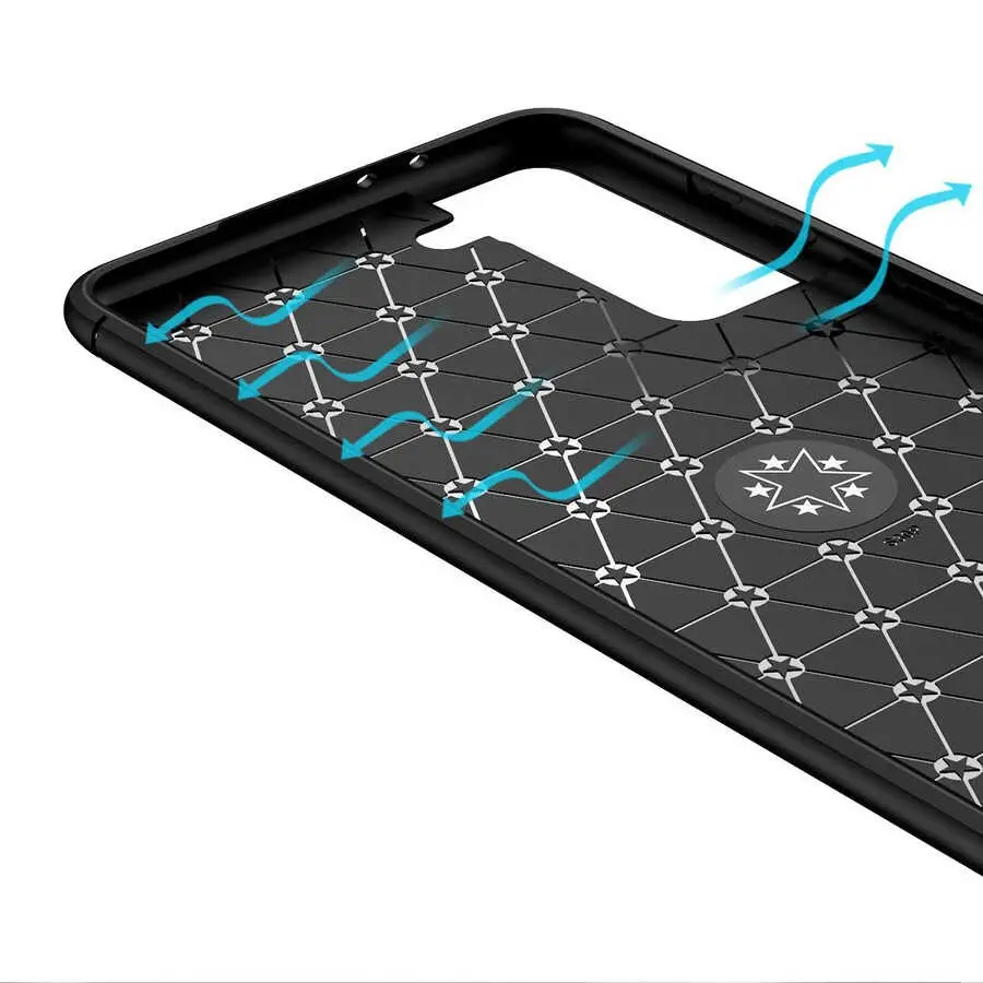 Galaxy S21 Plus Yüzüklü Silikon Kılıf - Zore Ravel