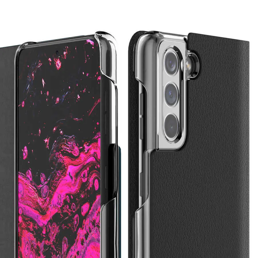 Galaxy S21 Plus Kapaklı Cüzdan Kılıf - Araree Mustang Diary