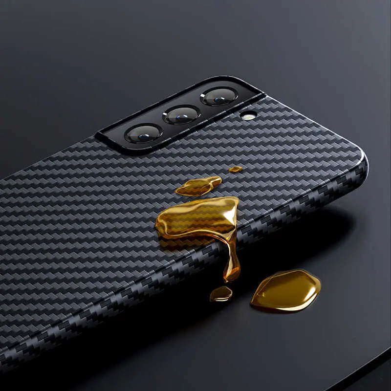 Galaxy S22 Kevlar Karbon Fiber Kılıf - Benks