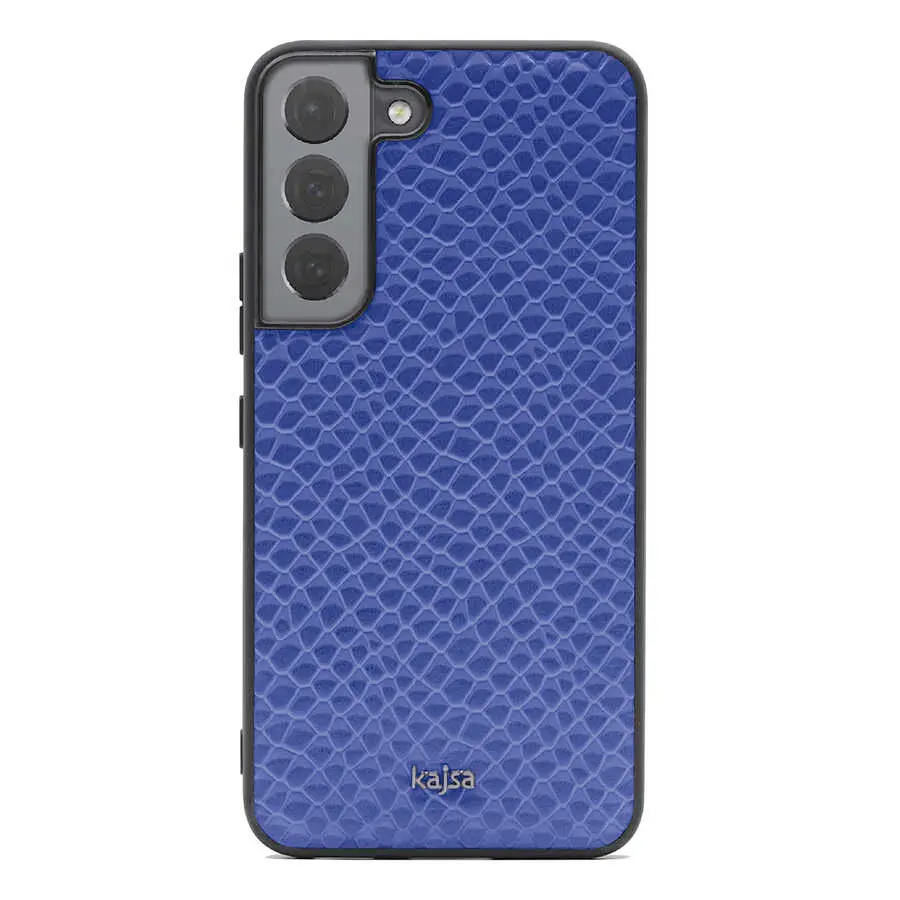Galaxy S22 Plus Hakiki Deri Kılıf - Kajsa Pearl Pattern