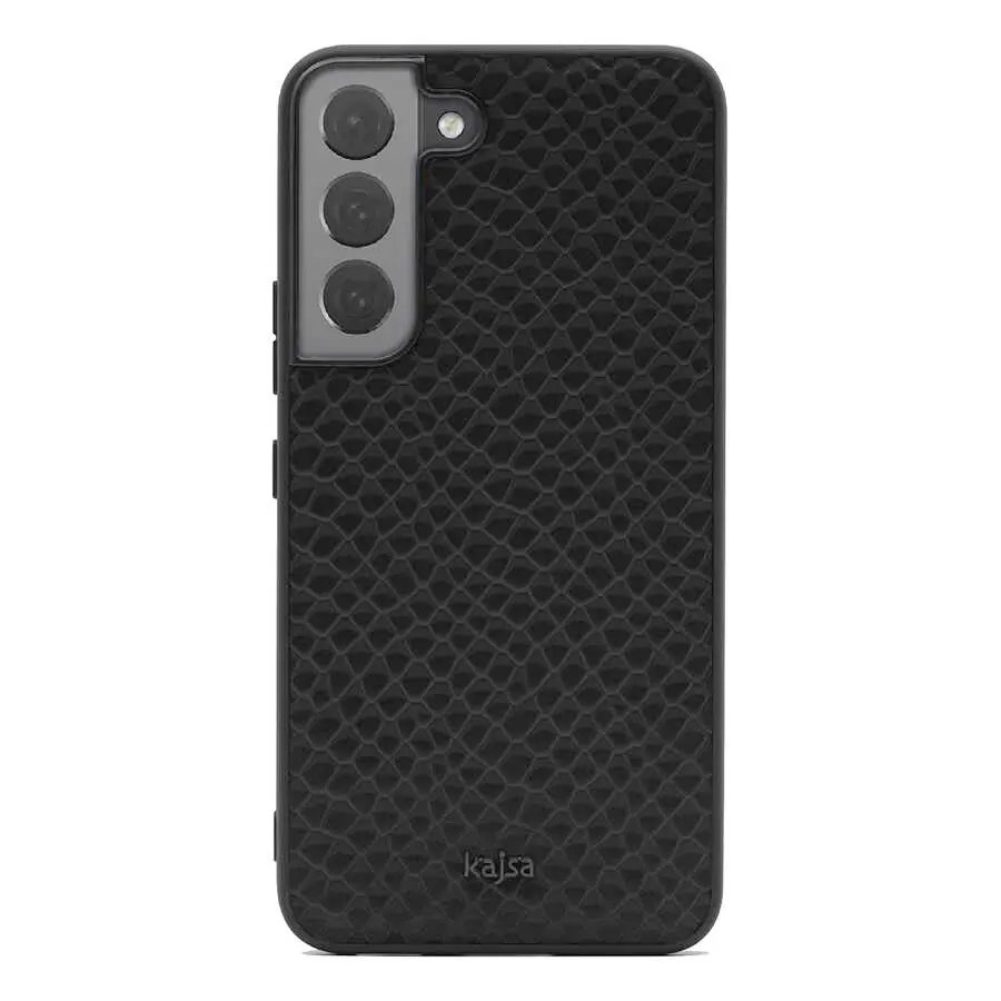 Galaxy S22 Plus Hakiki Deri Kılıf - Kajsa Pearl Pattern