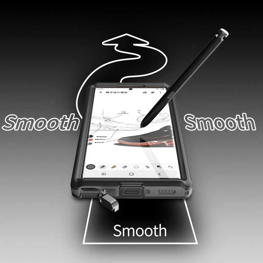 Galaxy S22 Ultra Su Geçirmez Kılıf - Zore 1-1