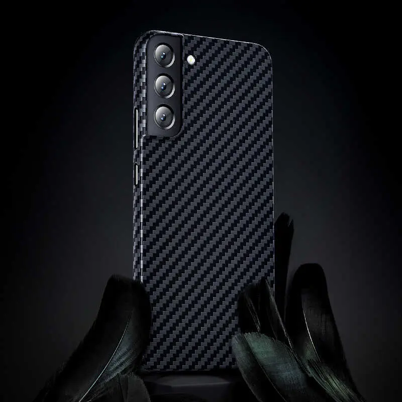Galaxy S22 Ultra Kevlar Karbon Fiber Kılıf - Benks
