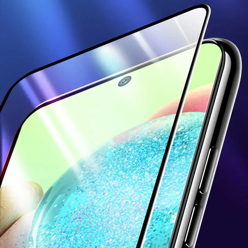 Galaxy S23 FE Kenarları Kırılmaya Dayanıklı Cam Ekran Koruyucu - Zore