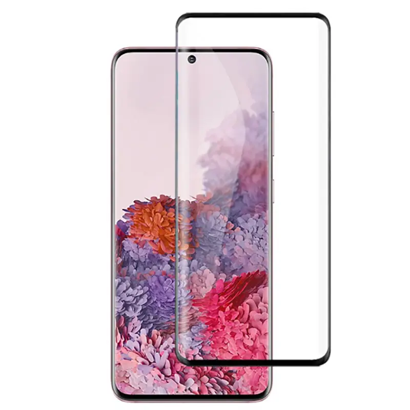 Galaxy S23 FE Kenarları Kırılmaya Dayanıklı Cam Ekran Koruyucu - Zore
