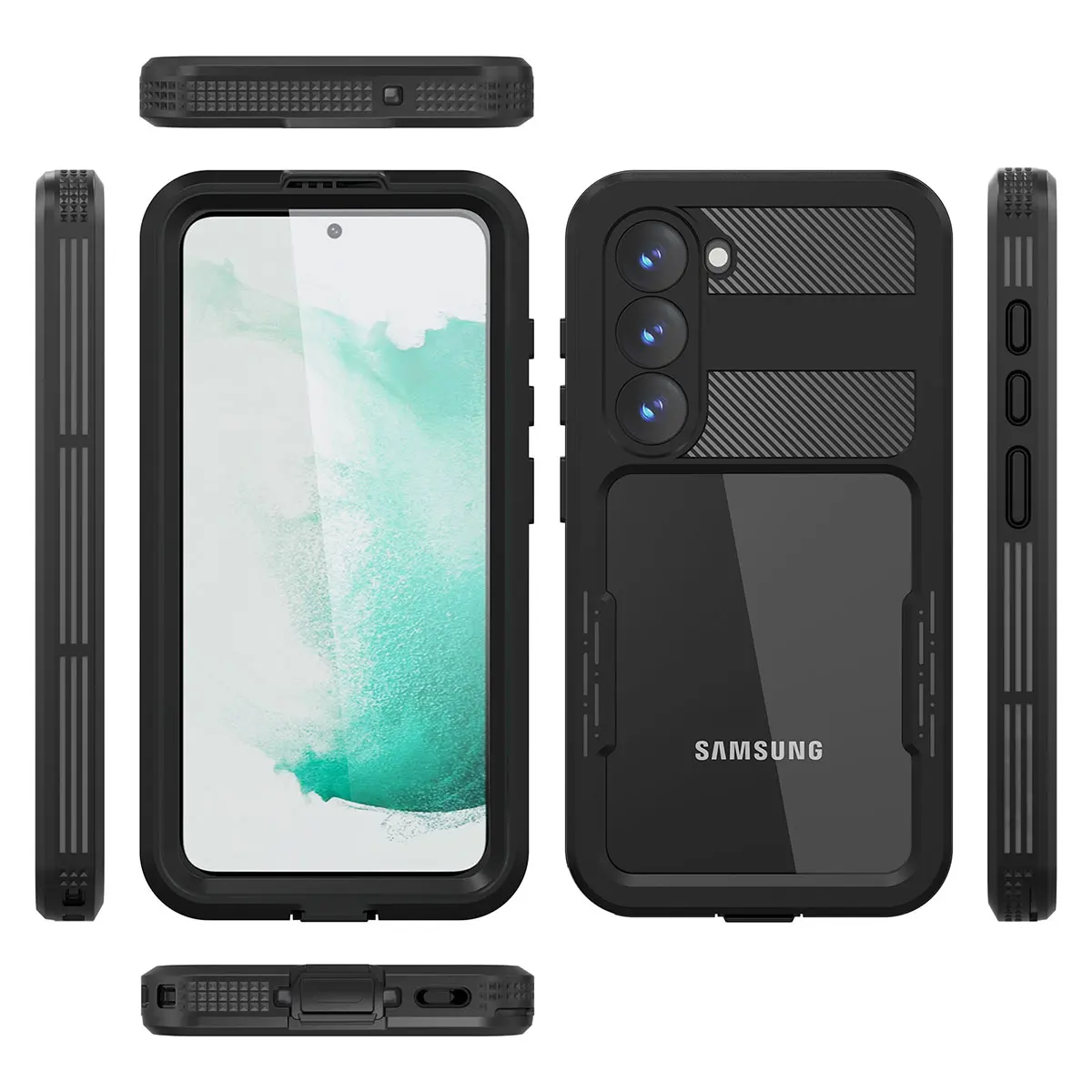 Galaxy S23 Su Geçirmez Kılıf, 2 m Su ve Düşme Dayanımlı - Zore