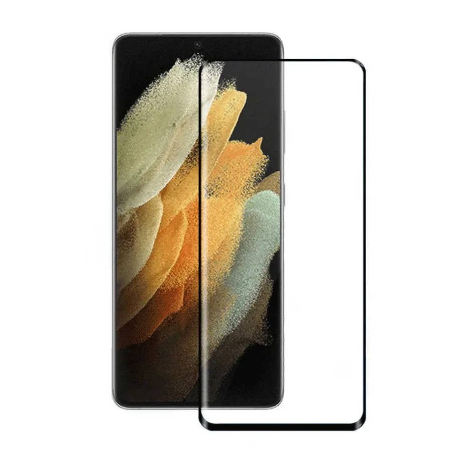 Galaxy S23 Plus Full Glue Kenar Kaplamalı Temperli Cam Ekran Koruyucu - Zore