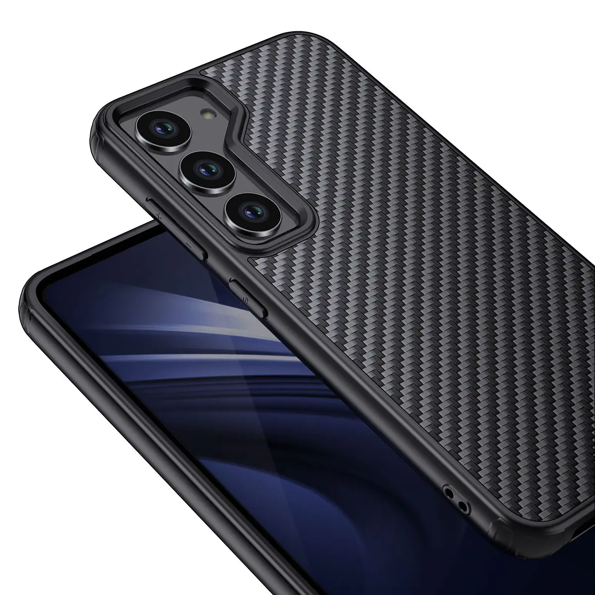 Galaxy S23 Plus MagSafe Uyumlu Aramid Karbon Fiber Kılıf - Wlons Radison
