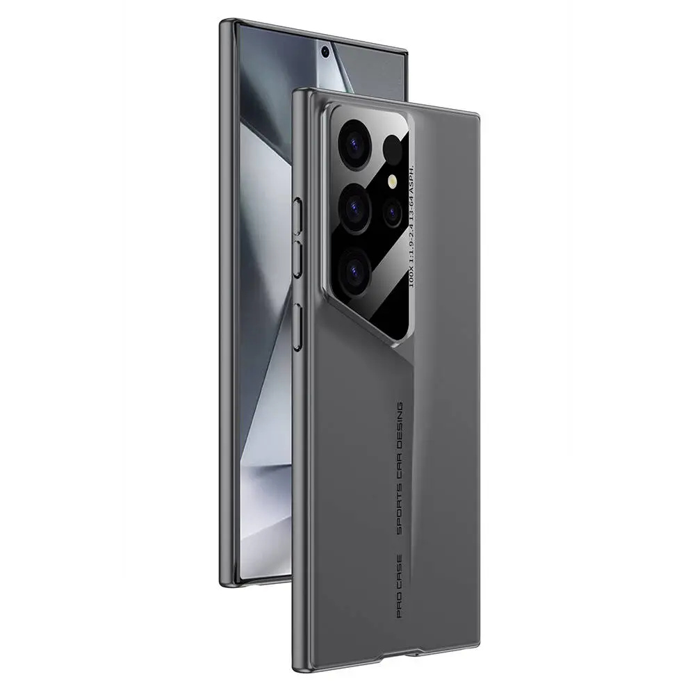 Galaxy S23 Ultra Kılıf Ultra İnce Kamera Korumalı Sert Rubber Zore Procase Kapak
