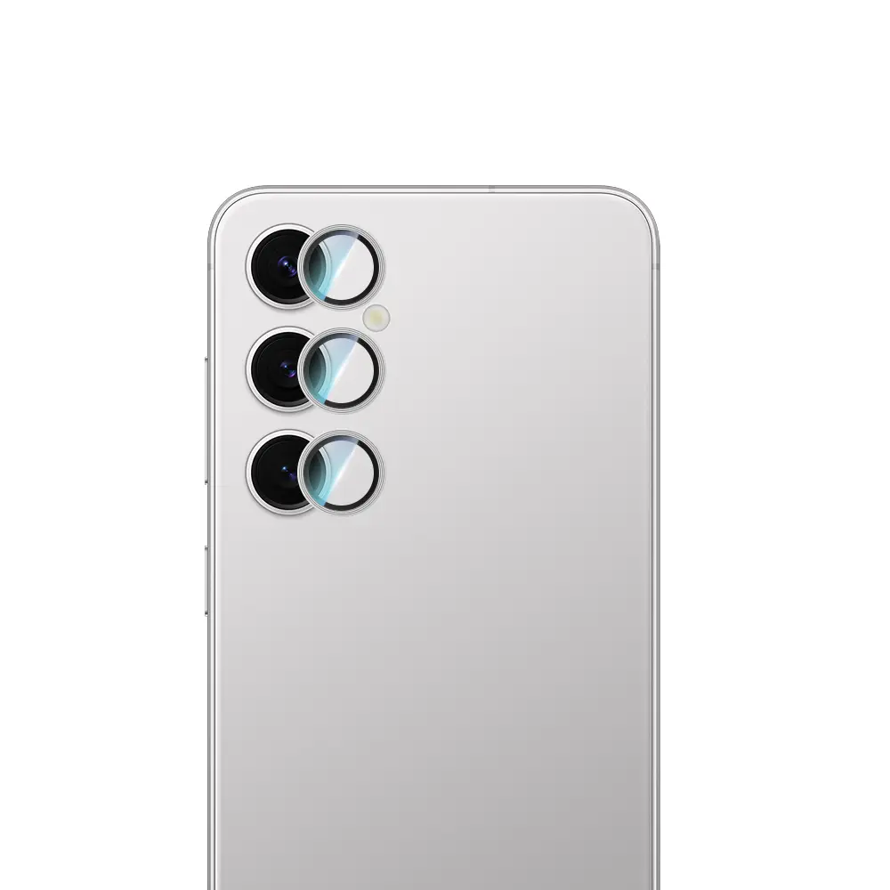 Galaxy S24 Kamera Lens Koruyucu, Oleofobik ve Yansıma Önleyici - CaseWorld Alloy