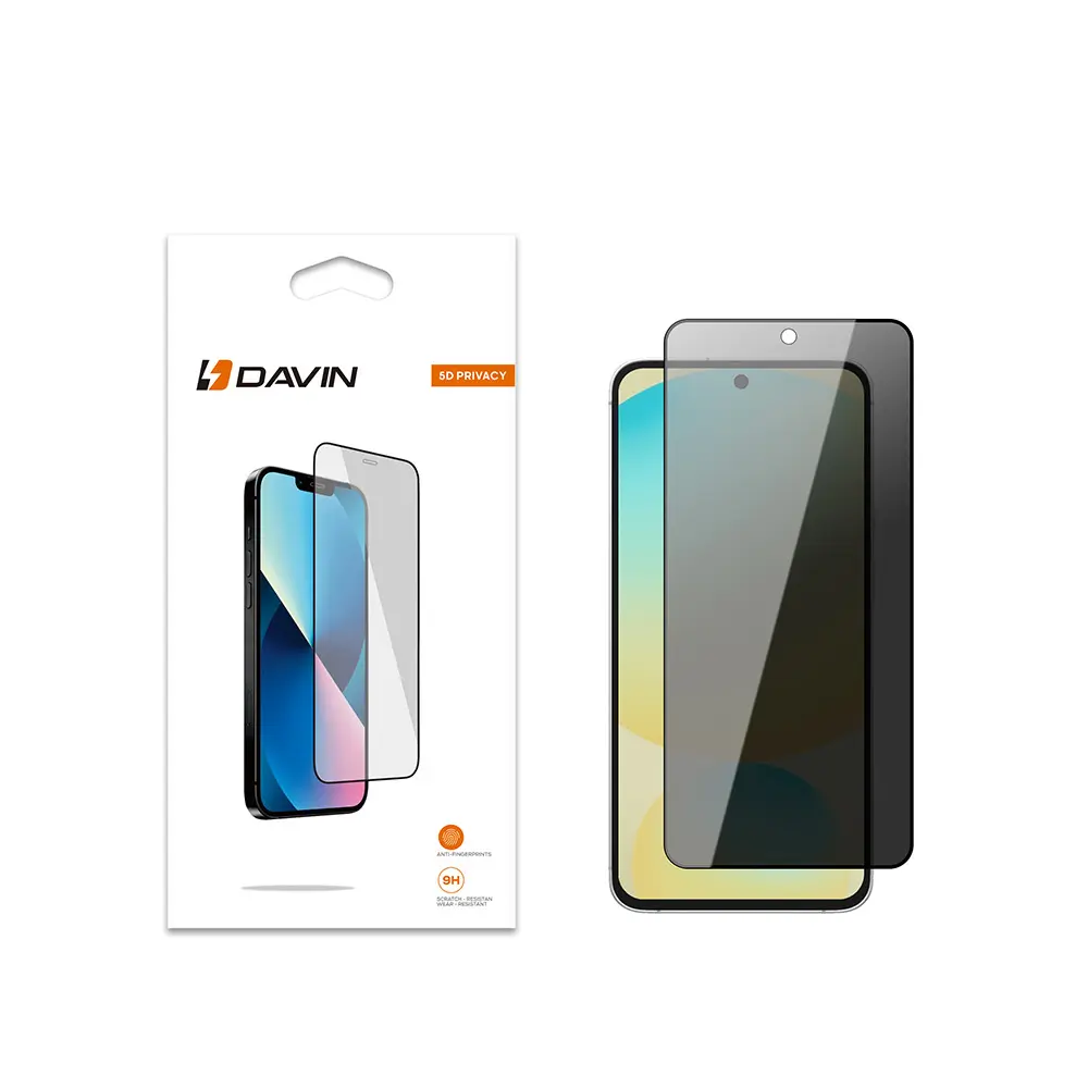 Galaxy S24 FE 5D Gizlilik Cam Ekran Koruyucu - Davin Privacy