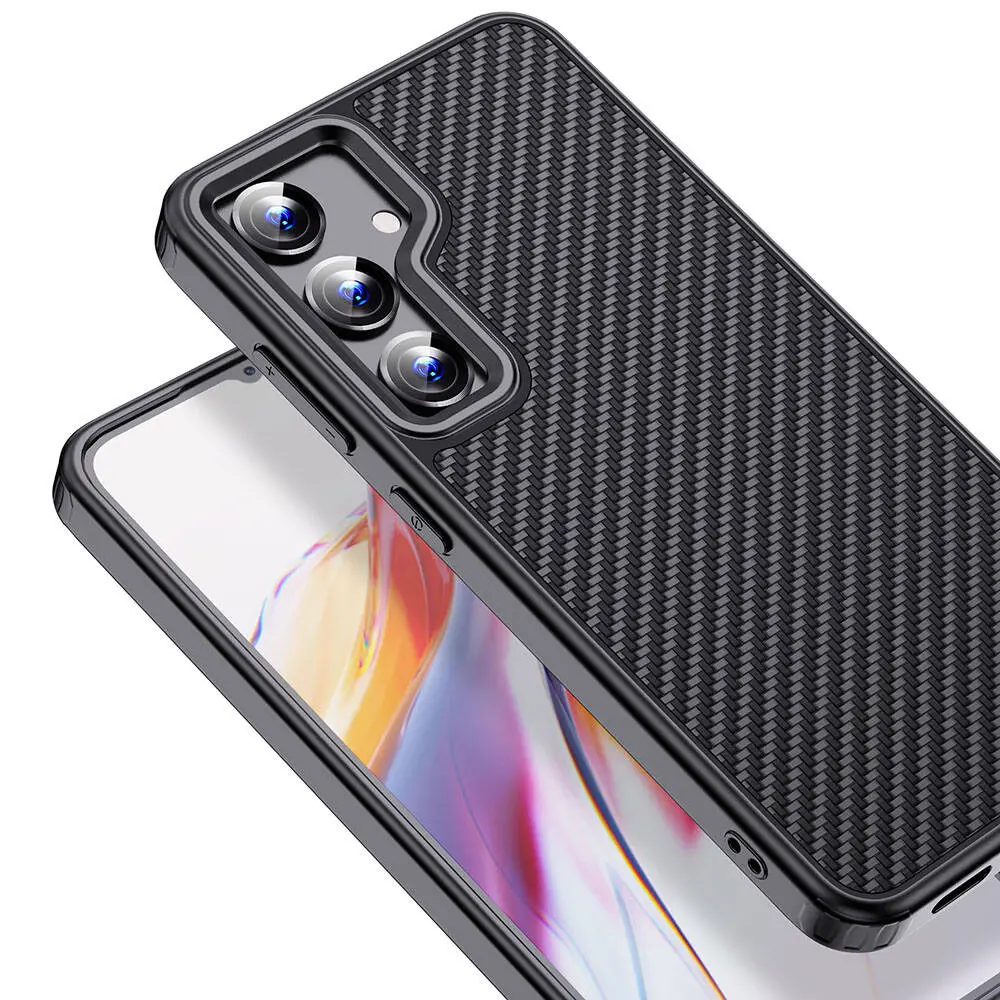 Galaxy S24 MagSafe Uyumlu Aramid Karbon Fiber Kılıf - Wlons Radison