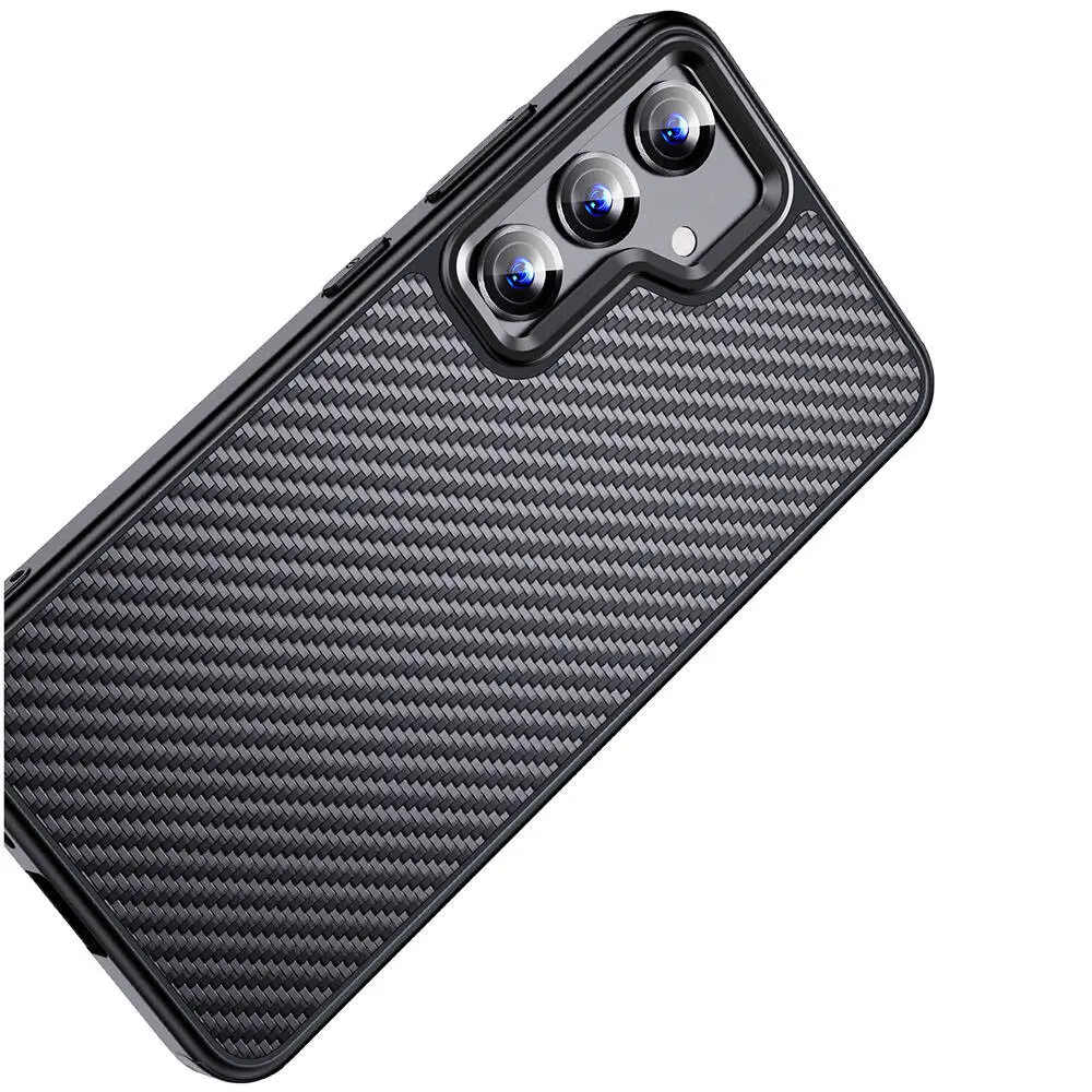 Galaxy S24 MagSafe Uyumlu Aramid Karbon Fiber Kılıf - Wlons Radison