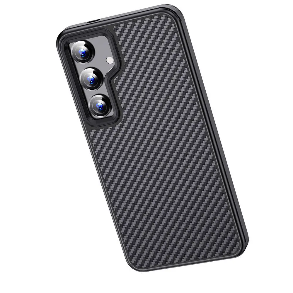 Galaxy S24 MagSafe Uyumlu Aramid Karbon Fiber Kılıf - Wlons Radison