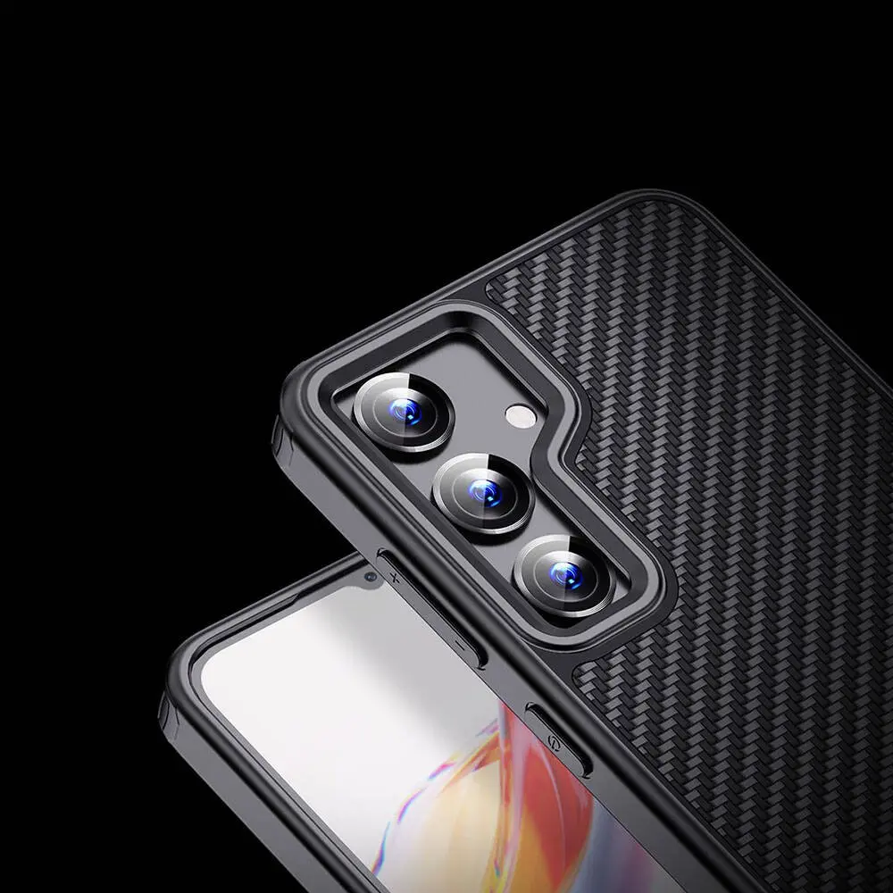 Galaxy S24 MagSafe Uyumlu Aramid Karbon Fiber Kılıf - Wlons Radison