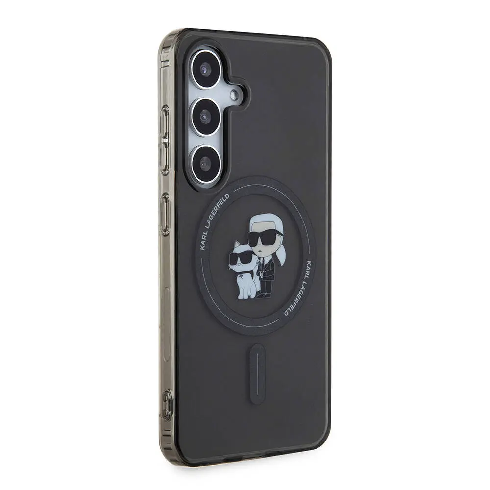 Galaxy S24 MagSafe Uyumlu IML Baskılı Kılıf - Karl Lagerfeld Karl & Choupette