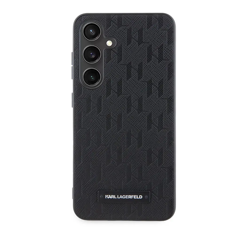 Galaxy S24 Kılıf Saffiano Monogram Metal Logo - Karl Lagerfeld
