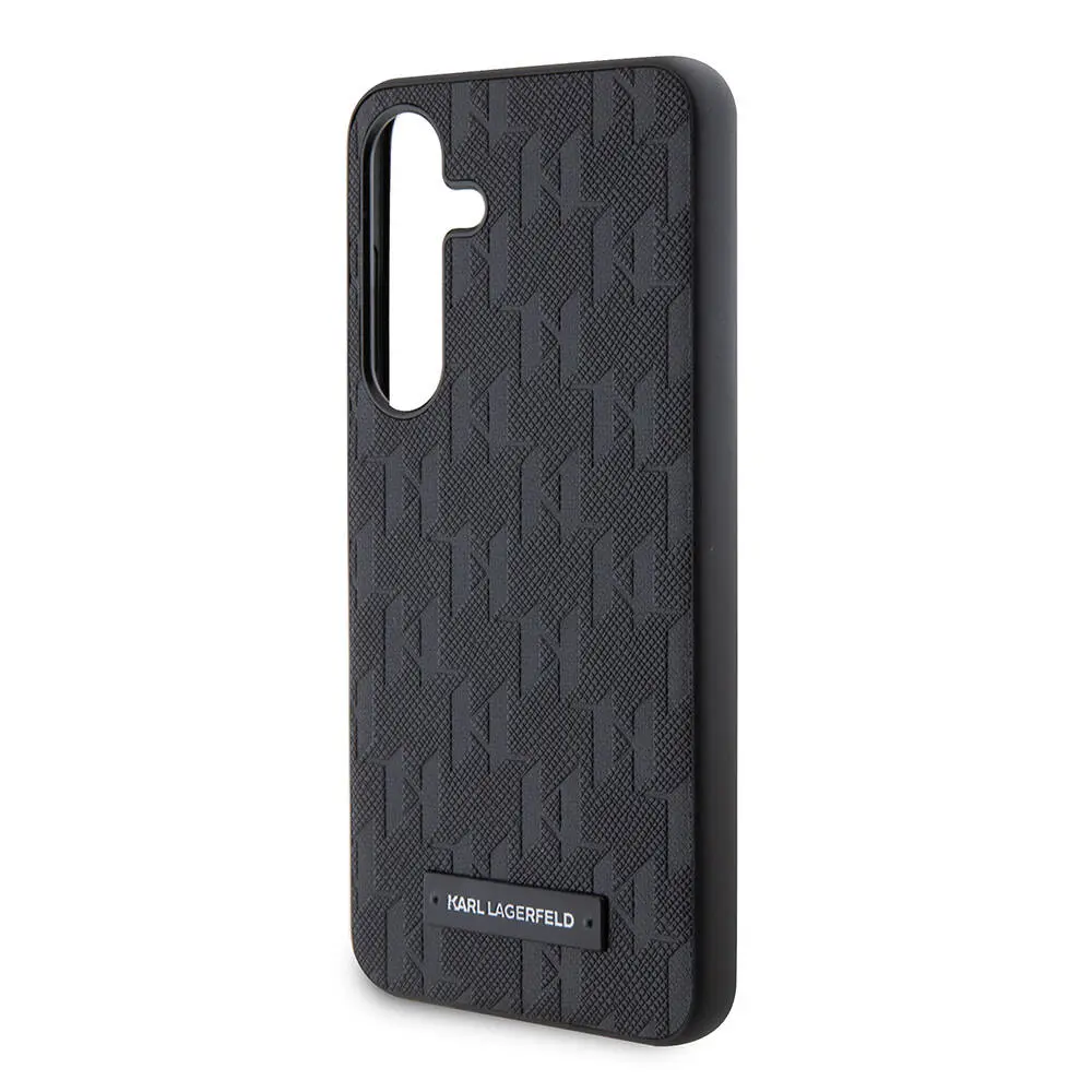 Galaxy S24 Kılıf Saffiano Monogram Metal Logo - Karl Lagerfeld